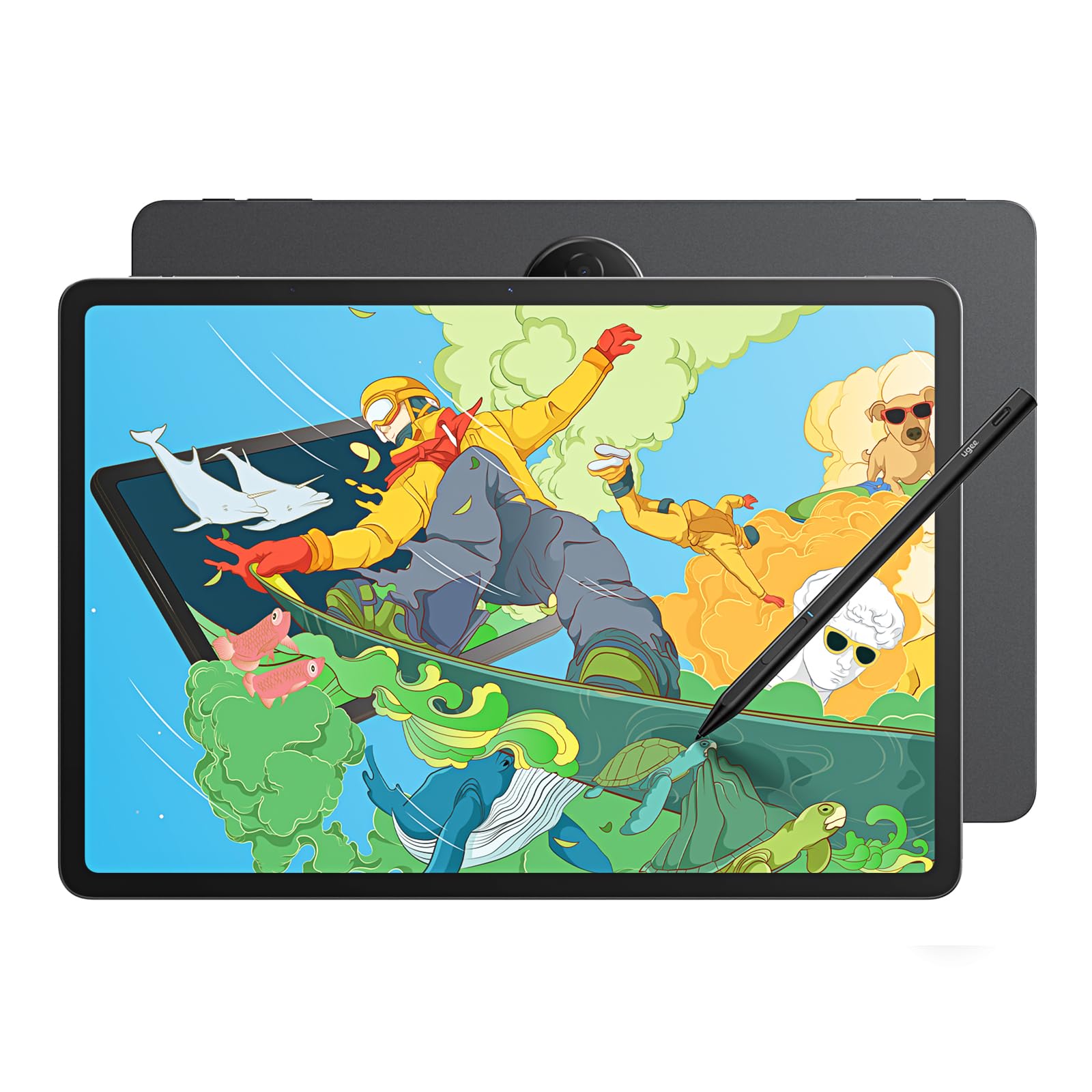 Ugee Fun Drawing Pad UT3, No Computer Needed Graphics Tablet with